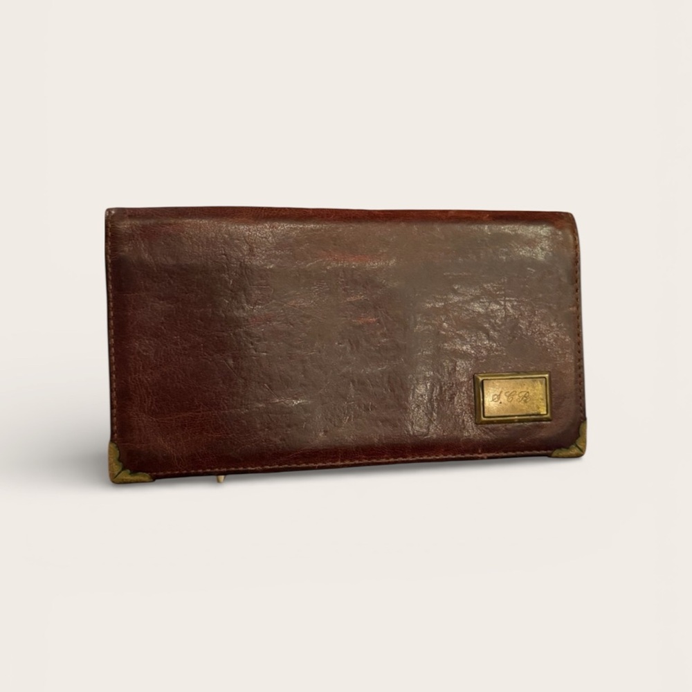✨American Vintage✨ Rich Brown Leather Wallet